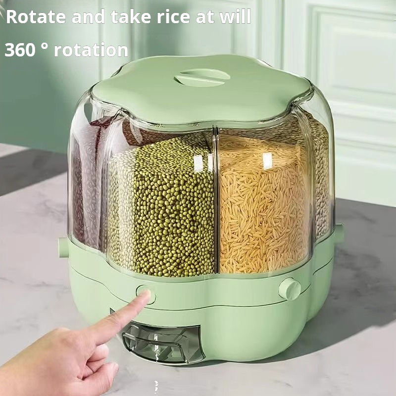 Rotating Grain Storage Box ( Rice Barrel) – 10 লিটার Capacity