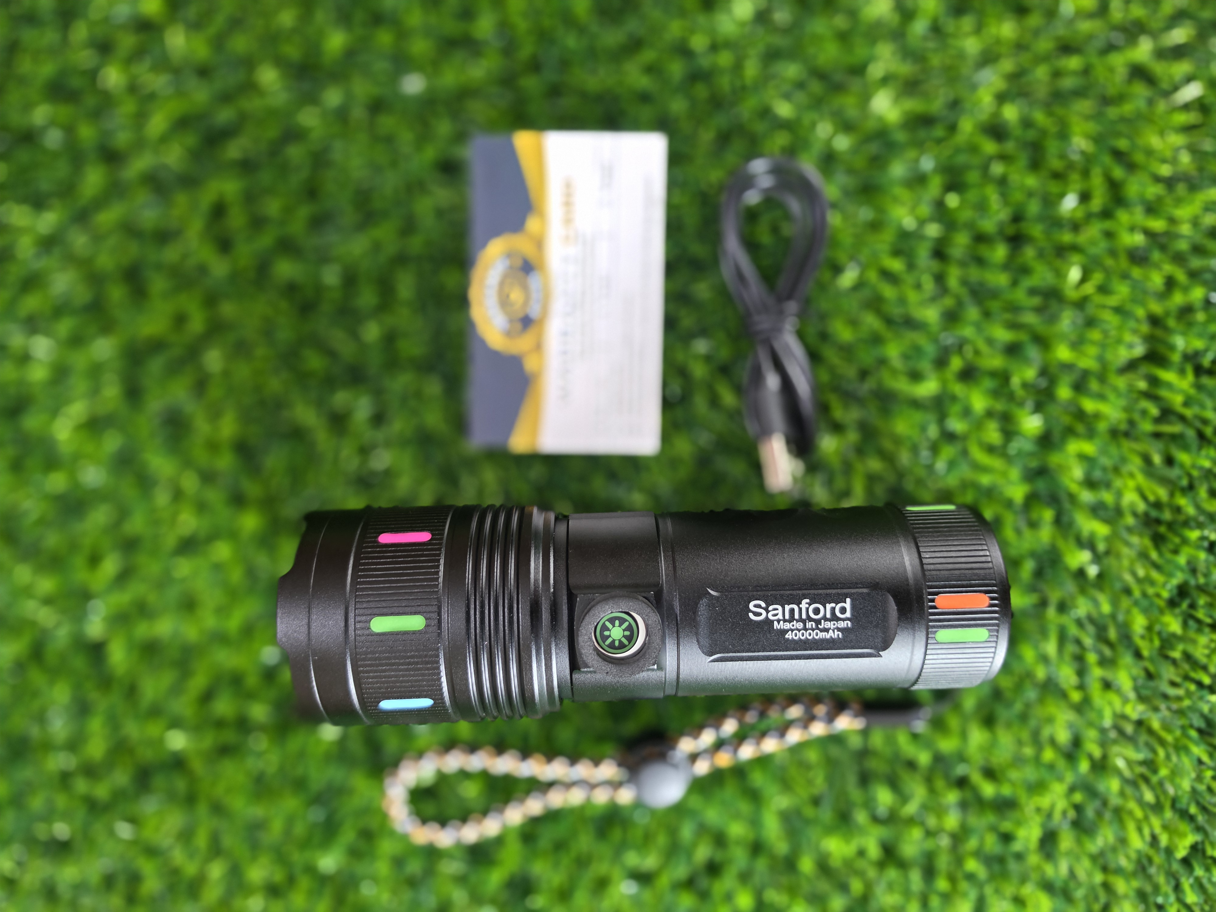 40000 MAH Betray Sanford Super Bright Rechargeable Flashlight