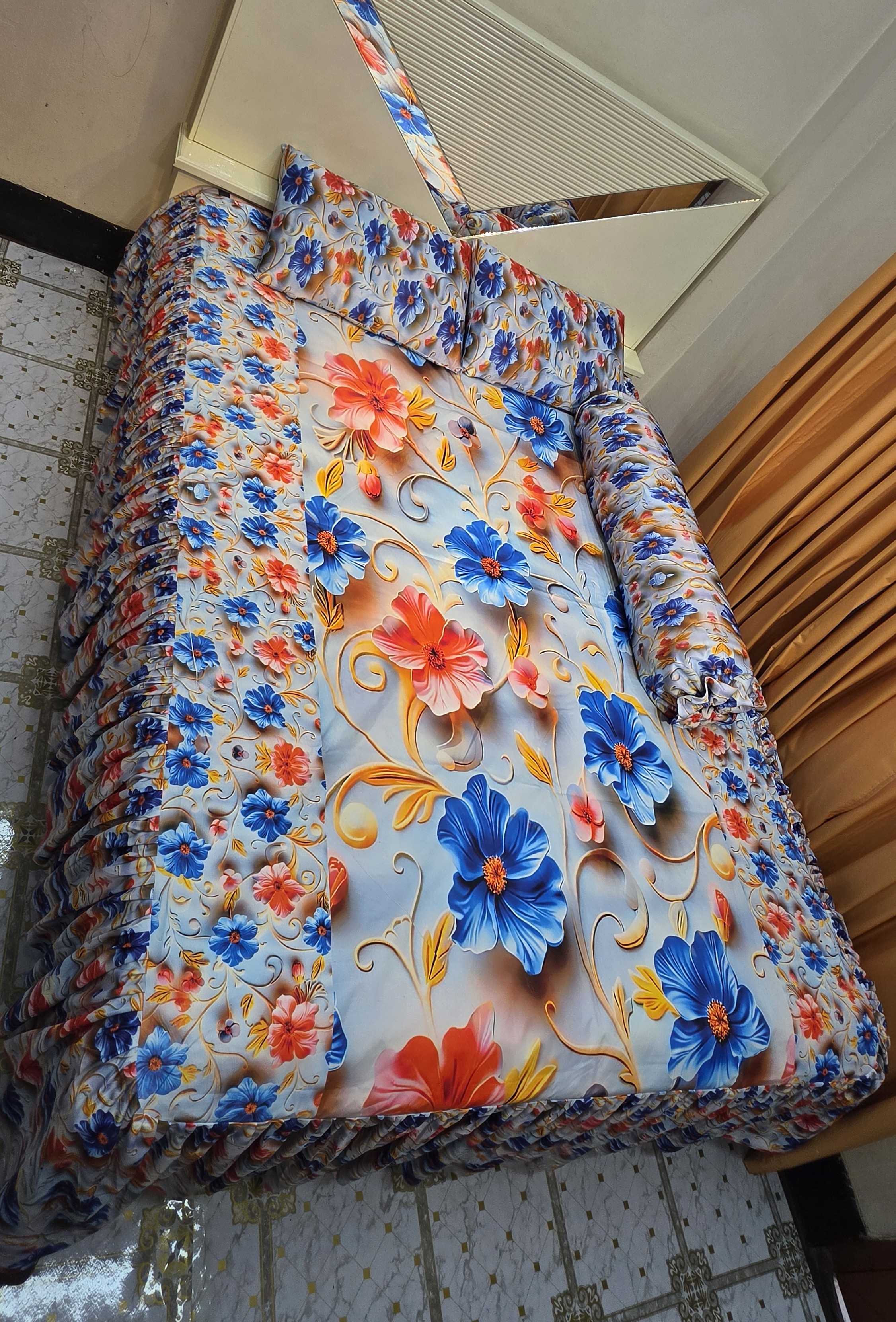 3D প্রিন্টের ওয়াটারপ্রুফ কুচি বেডশীট=92