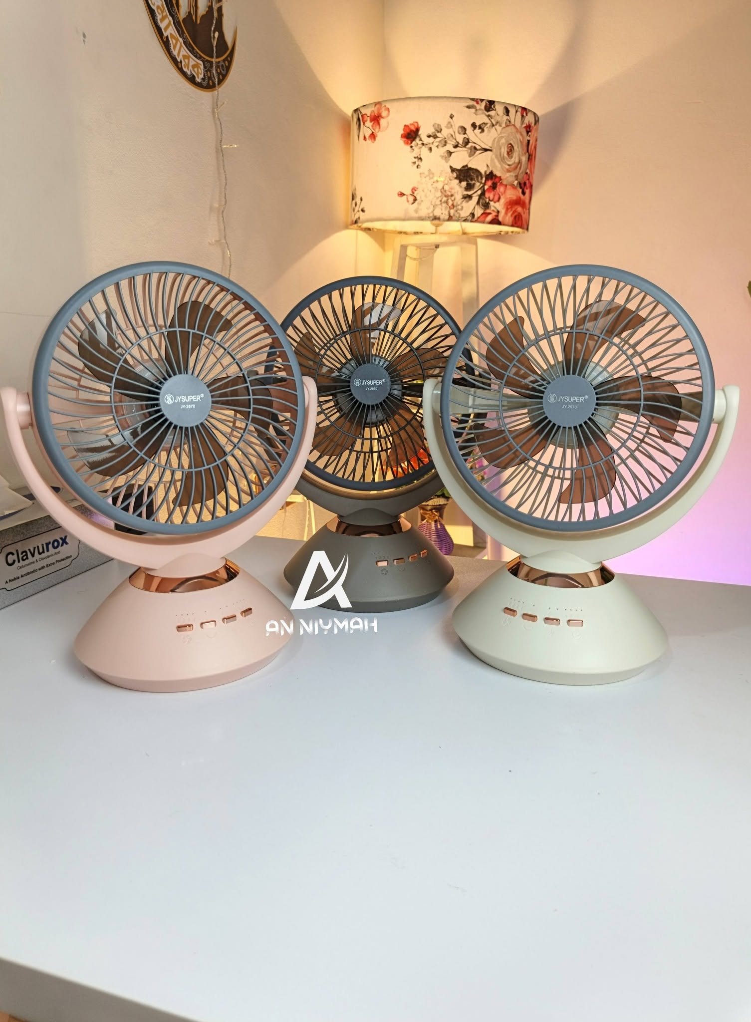 Joysuper JY-2570 USB Rechargeable Table Fan