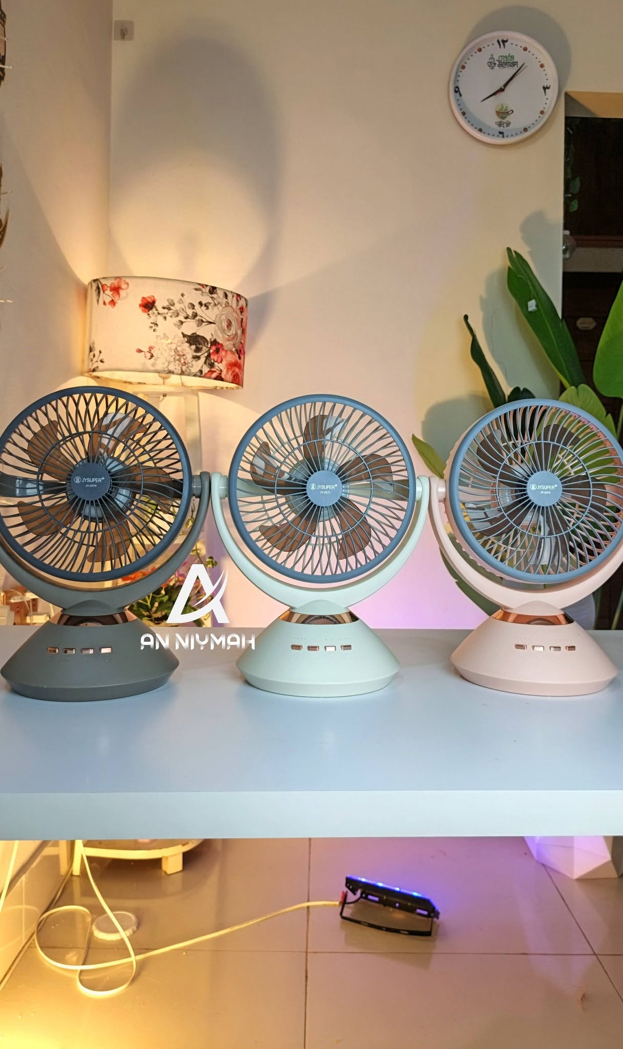 Joysuper JY-2570 USB Rechargeable Table Fan