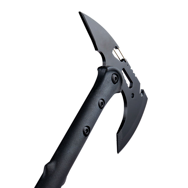 Sharp Outdoor Axe, Portable Camping Axe with Clip and Sheath, Durable Hatchet for Camping, Hiking, and Outdoor Use with Comfortable Handle