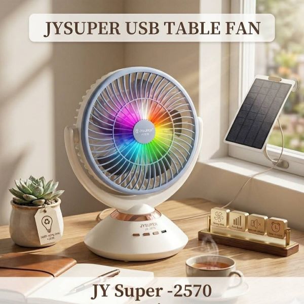 Joysuper JY-2570 USB Rechargeable Table Fan