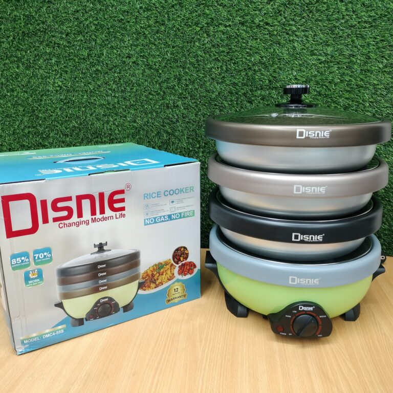 Disnie DMC4-55S Electric Multi Curry Cooker With 4 Pots 4 Lids- 5.5 Ltr