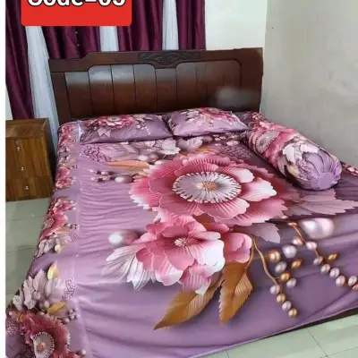 7/8 fit Waterproof 3d Print Bedsheet=B05