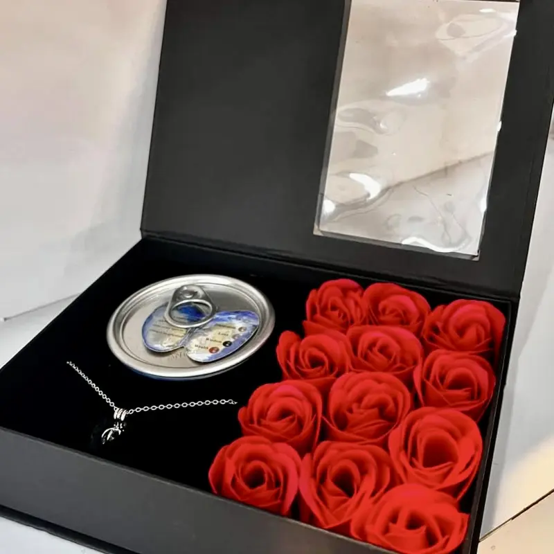 🌹 Beautiful Preserved Roses With Love Pearl Gift Box 🌹