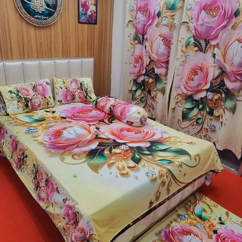 7/8 fit Waterproof 3d print bedsheet=B81
